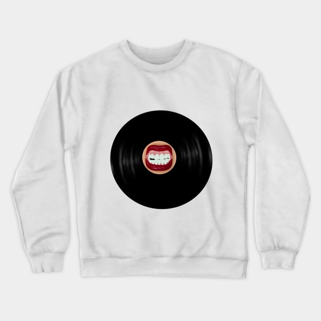 GUTS Black Vinyl Crewneck Sweatshirt by notastranger